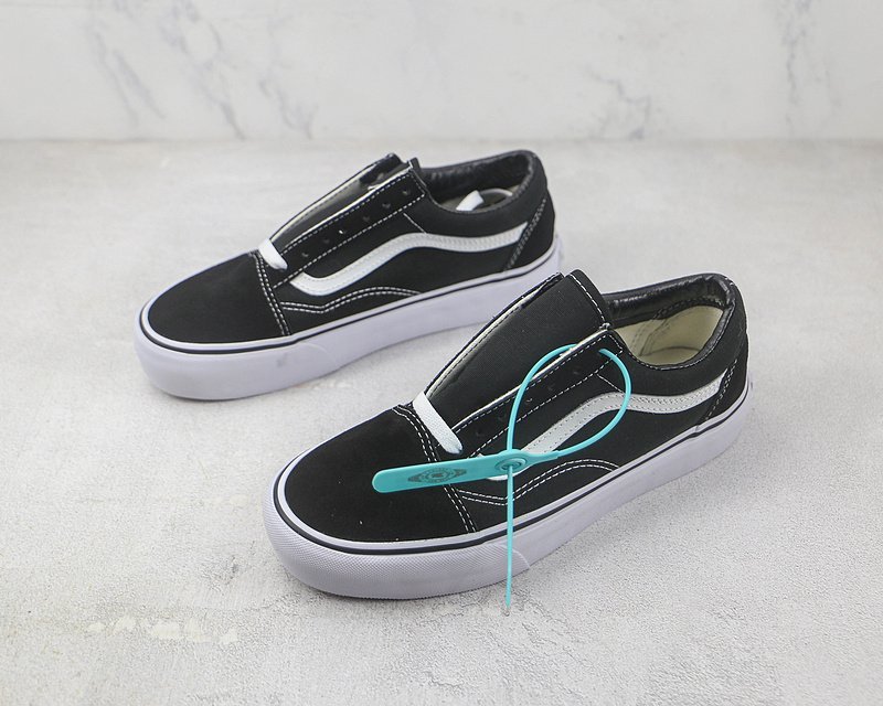 Vans Old Skool "Black/White Stitch" фото № 5