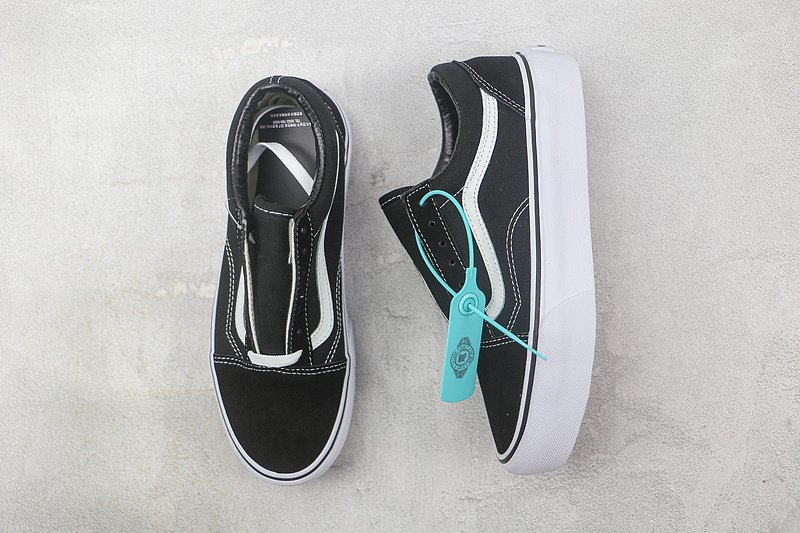 Vans Old Skool "Black/White Stitch" фото № 7