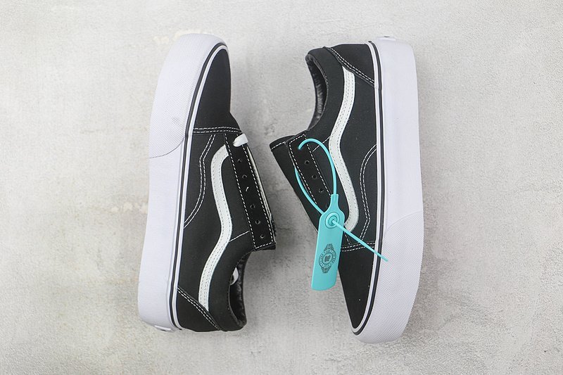 Vans Old Skool "Black/White Stitch" фото № 6