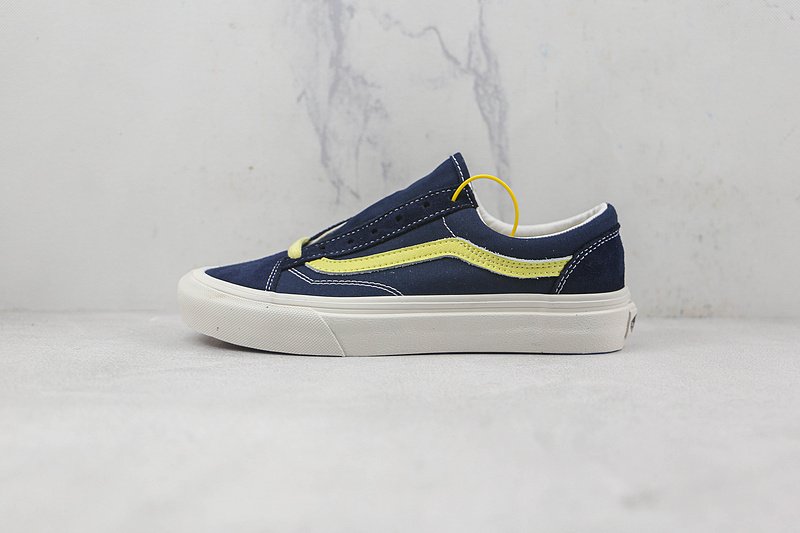 Vans Old Skool "Navy Blue/Yellow Strip" фото № 2