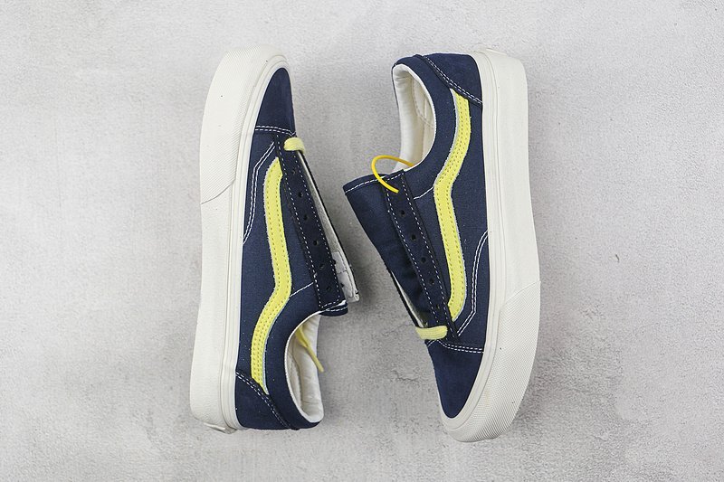 Vans Old Skool "Navy Blue/Yellow Strip" фото № 6