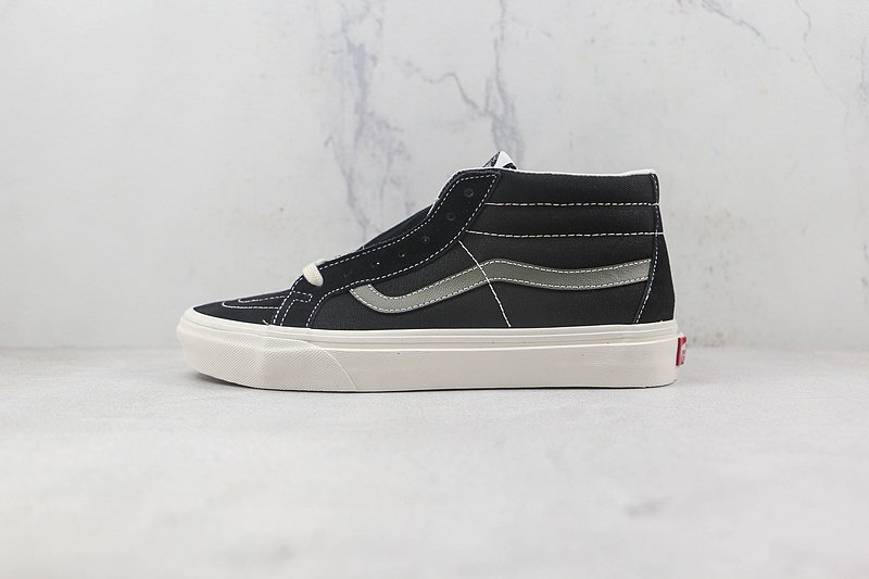 Vans SK8-Mid "Black/Olive Green" фото № 2