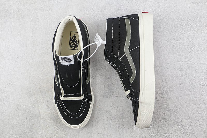 Vans SK8-Mid "Black/Olive Green" фото № 7