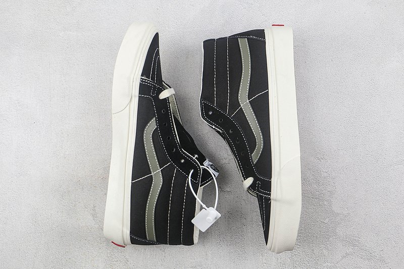 Vans SK8-Mid "Black/Olive Green" фото № 6