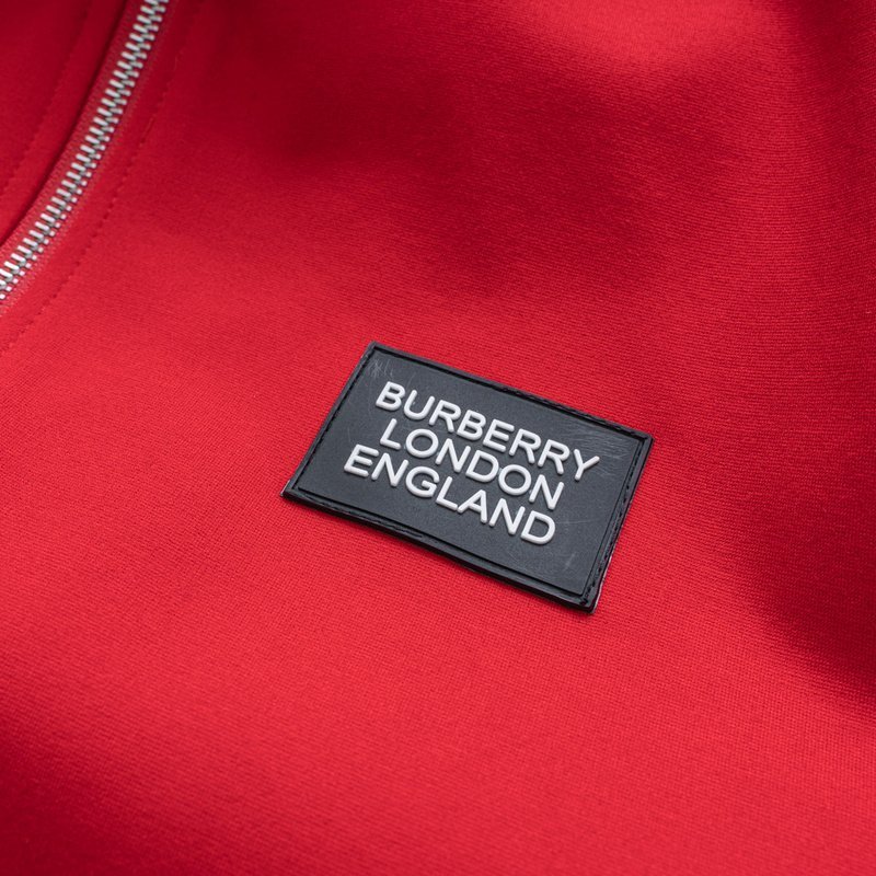 Худи Burberry On The Style ZIP "Red" фото № 4