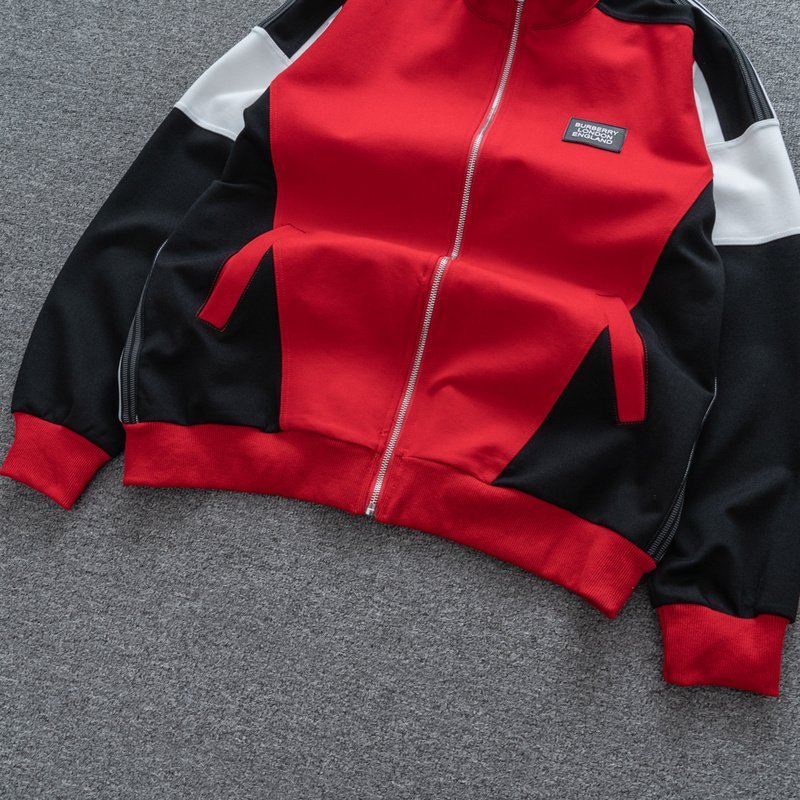 Худи Burberry On The Style ZIP "Red" фото № 5