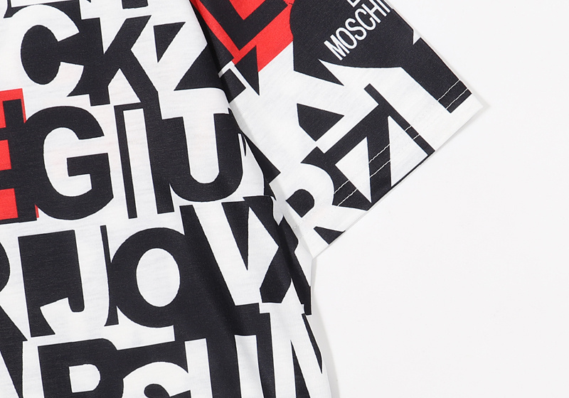 Футболка Moschino Letters "White" фото № 8