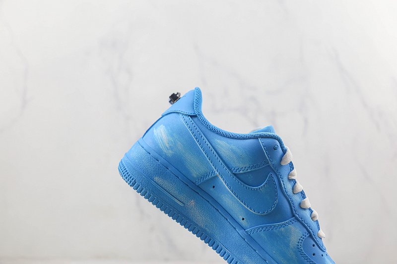 Nike Air Force 1 Low "Neon Blue/Chain" фото № 3