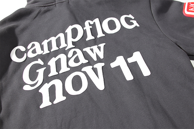 Худи Jesus Is King Kids See Ghosts Lucky Me "Gray" фото № 7