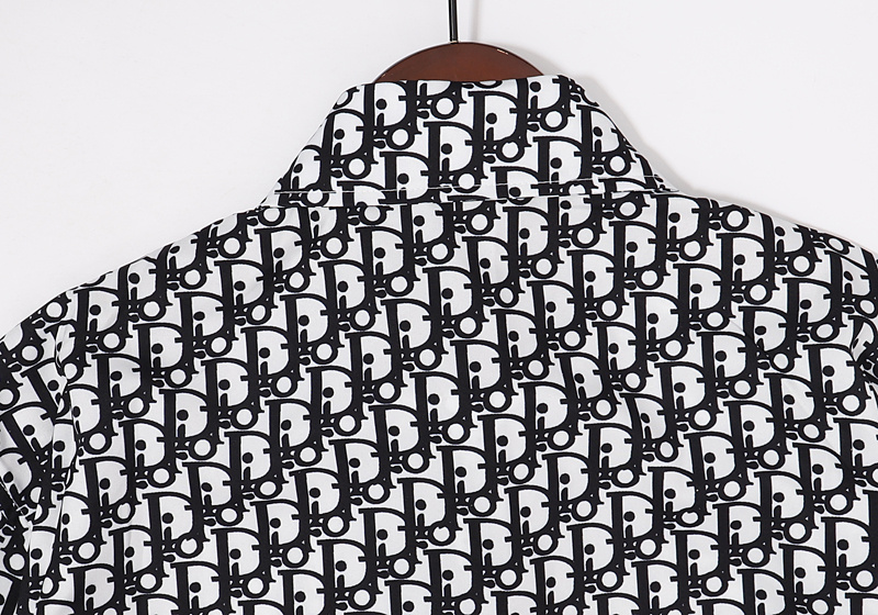 Рубашка Dior Short Sleeve Stripe "White" фото № 4