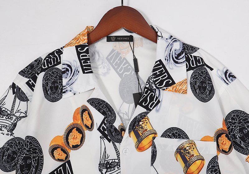 Рубашка Versace With Medusa "White" фото № 6