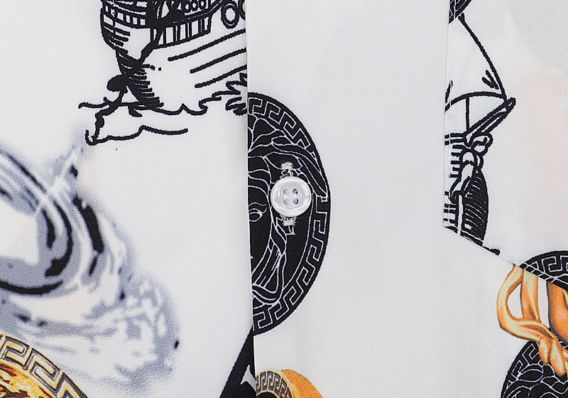 Рубашка Versace With Medusa "White" фото № 5