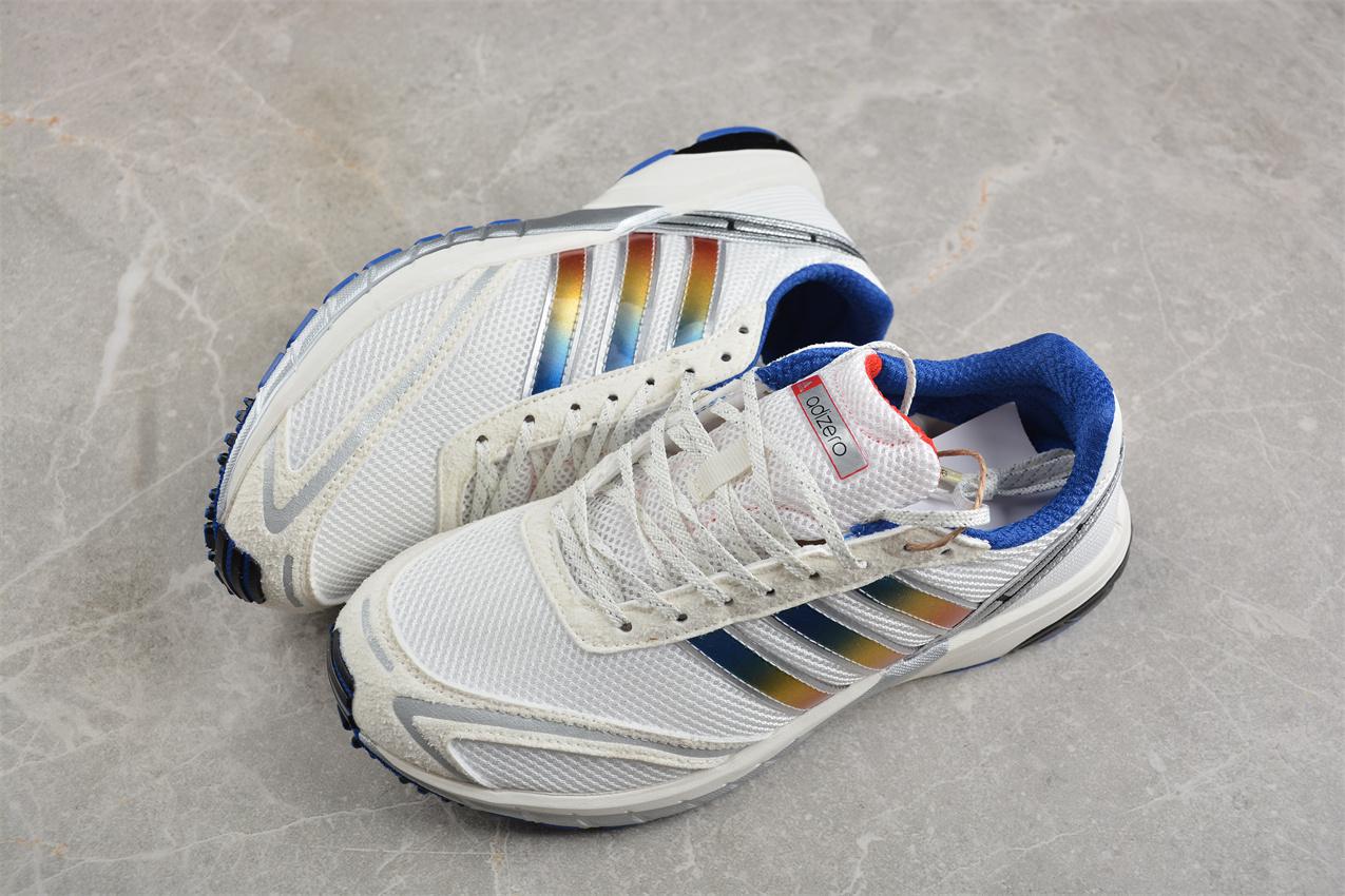 Adidas Adizero Adios OG "White Multi-Color Stripes" фото № 6
