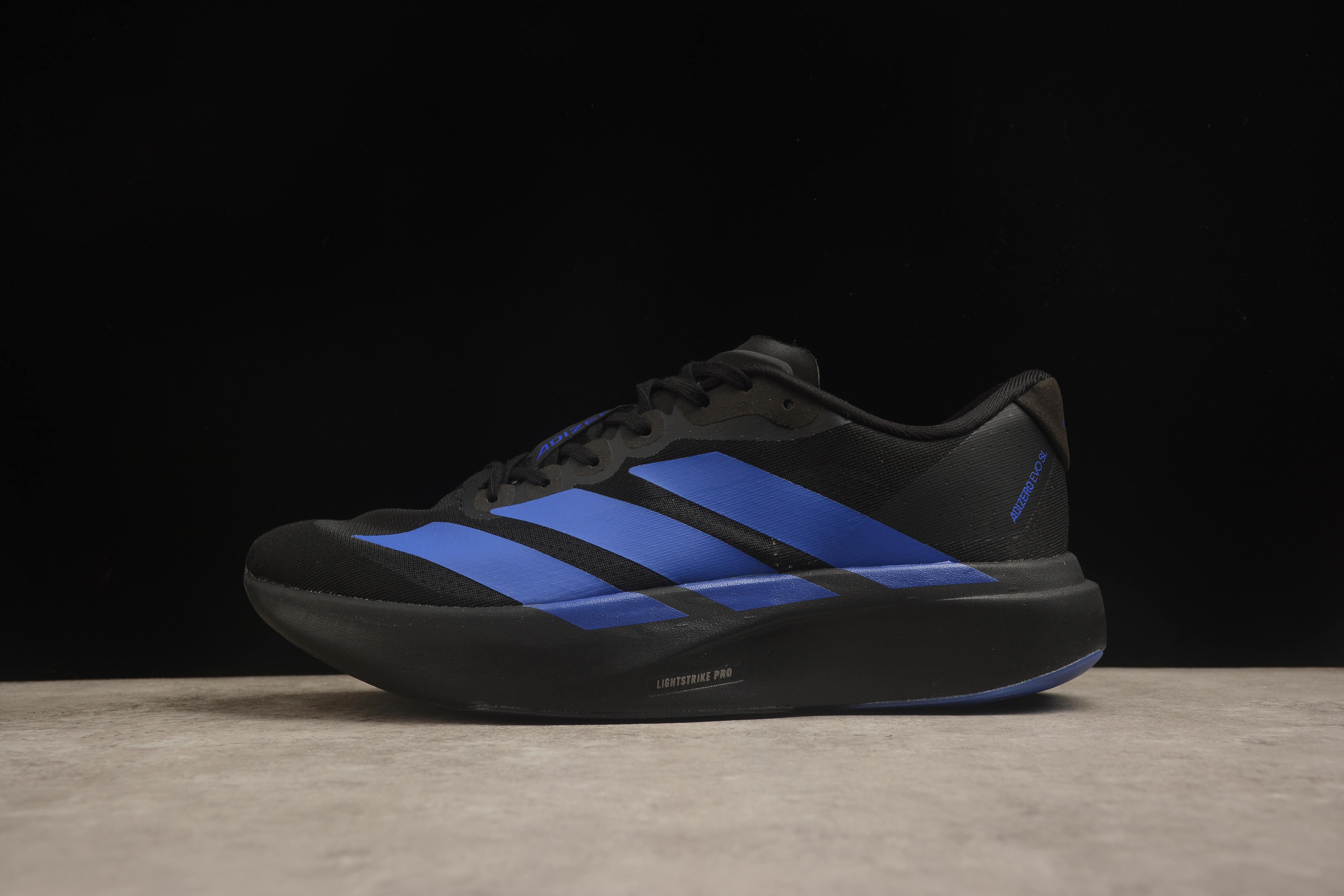 adidas Adizero Evo SL "Black/Blue" фото № 2