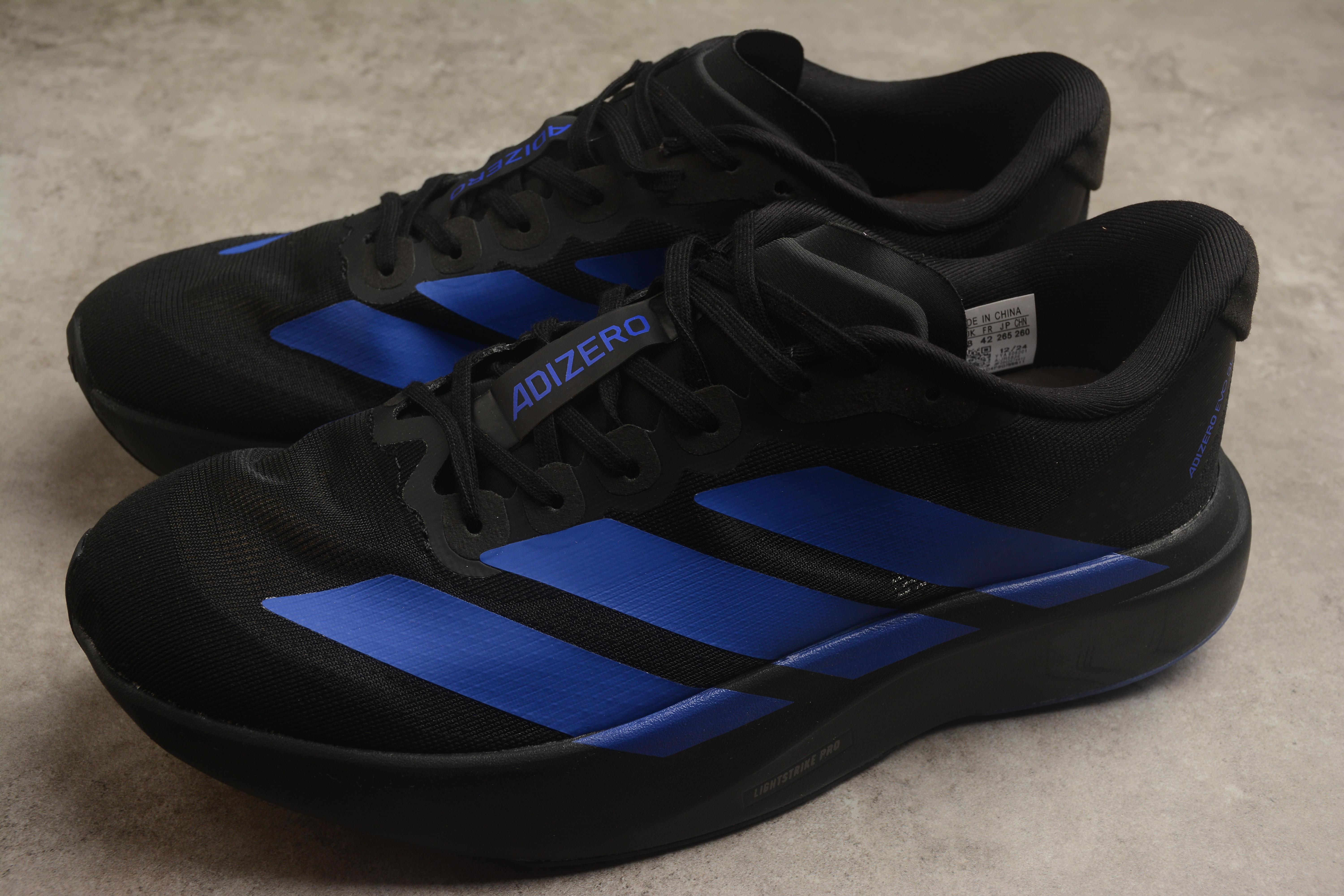 adidas Adizero Evo SL "Black/Blue" фото № 4