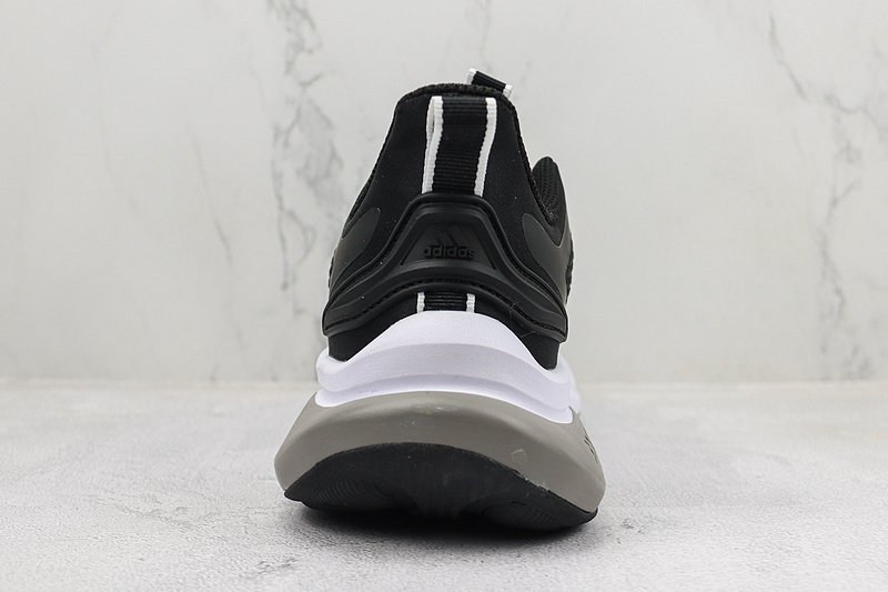 Adidas Alphabounce+ "Black Carbon/White" фото № 9