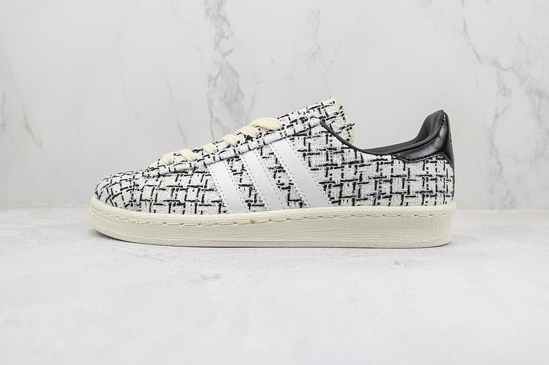 Invincible x Dayz x Adidas Campus 80s "White Tweed" фото № 2