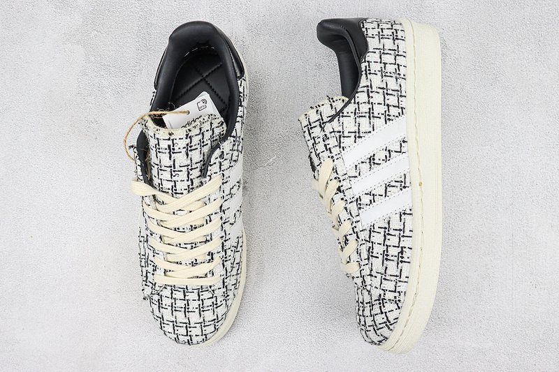 Invincible x Dayz x Adidas Campus 80s "White Tweed" фото № 6