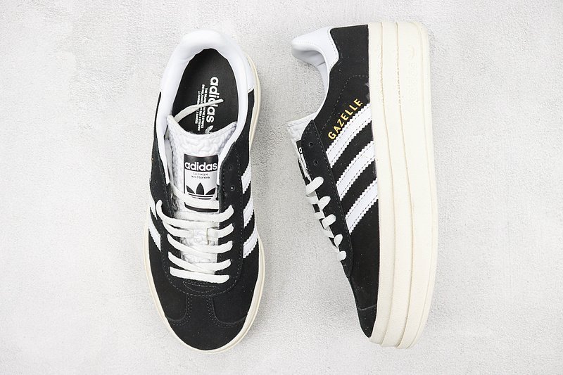 Adidas Gazelle Bold "Black/White" фото № 6