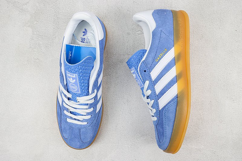 Adidas Gazelle Indoor "Light Blue/Cloud White" фото № 6