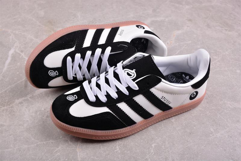 Stussy x Adidas Gazelle Indoor "Black Pink" фото № 4