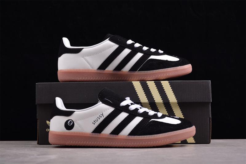 Stussy x Adidas Gazelle Indoor "Black Pink" фото № 5