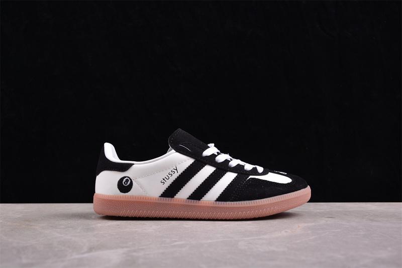 Stussy x Adidas Gazelle Indoor "Black Pink" фото № 6