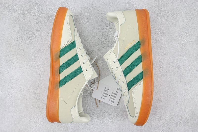 Adidas Gazelle "Cream/Green" фото № 6