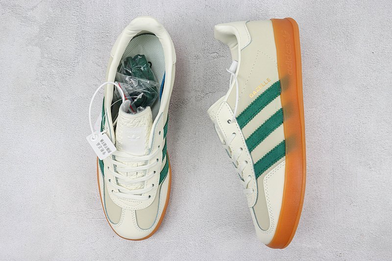 Adidas Gazelle "Cream/Green" фото № 7