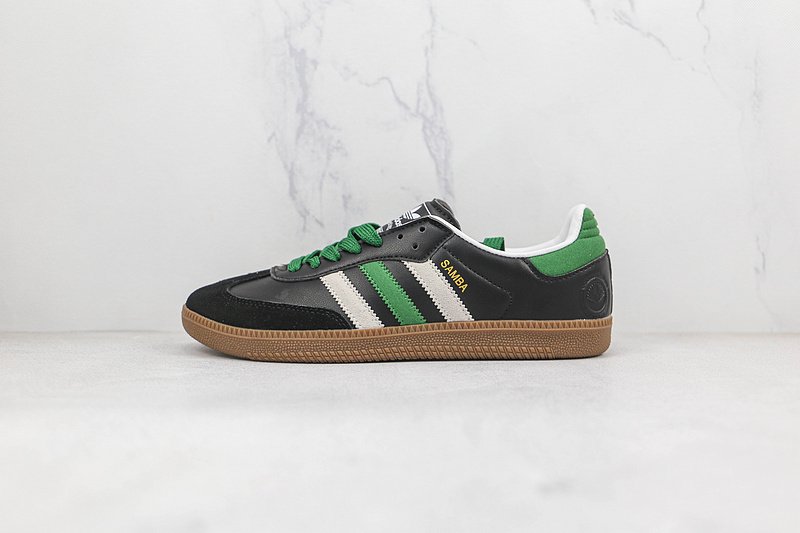 Adidas Samba "Black/Green" фото № 2