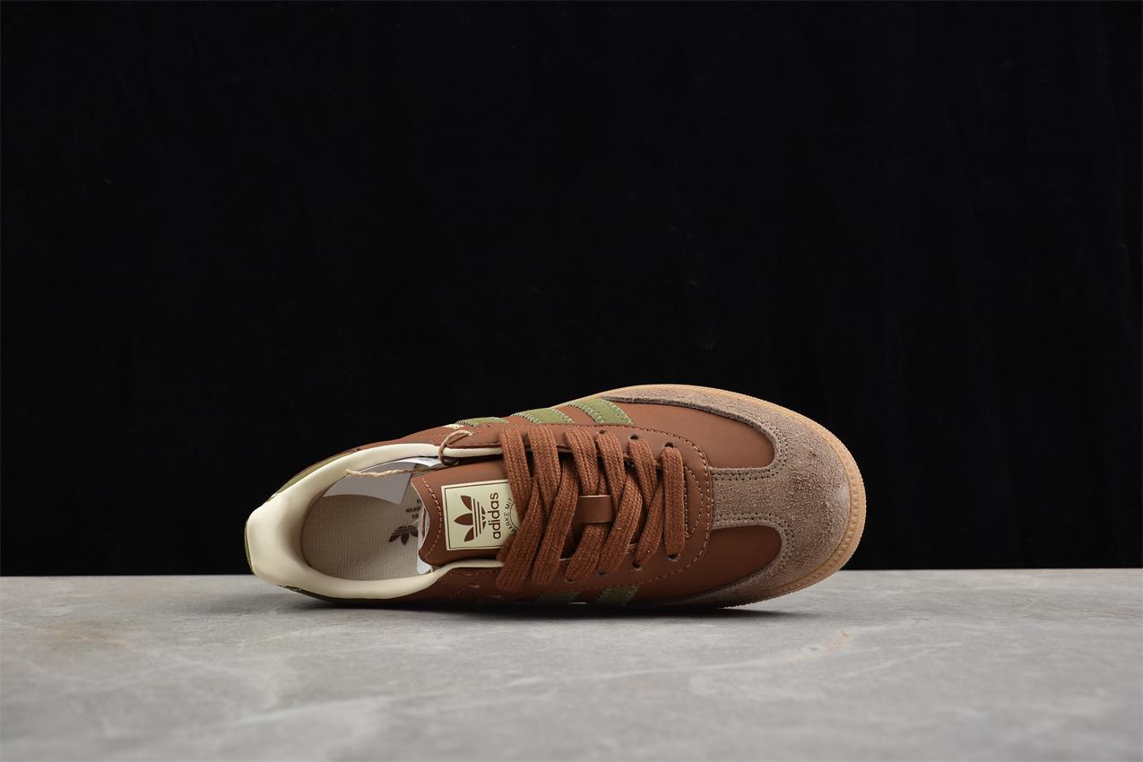 Adidas Samba OG "Brown Olive Strata" фото № 3