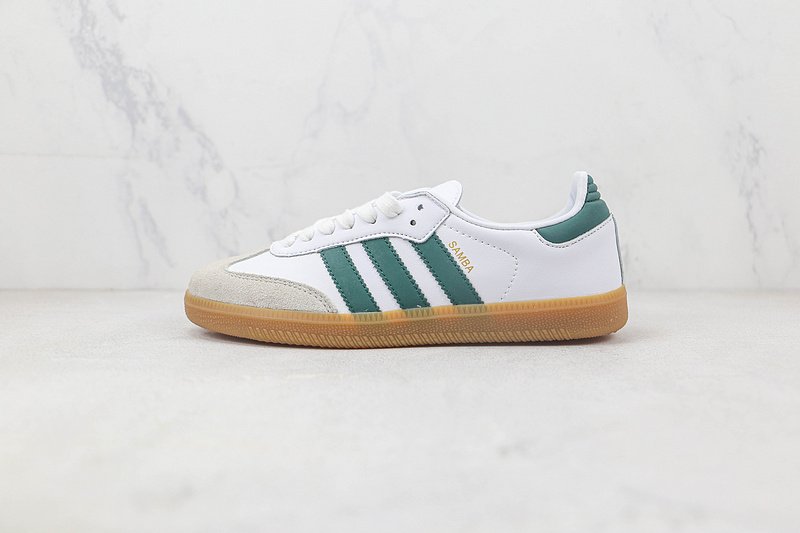 Adidas Samba OG "White/Collegiate Green" фото № 2