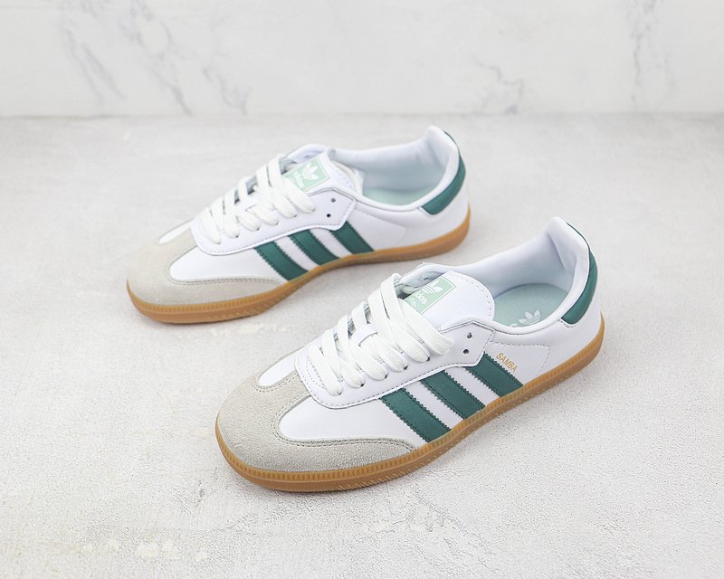 Adidas Samba OG "White/Collegiate Green" фото № 5
