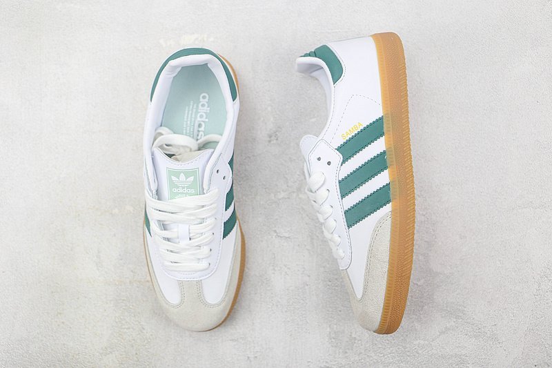 Adidas Samba OG "White/Collegiate Green" фото № 7