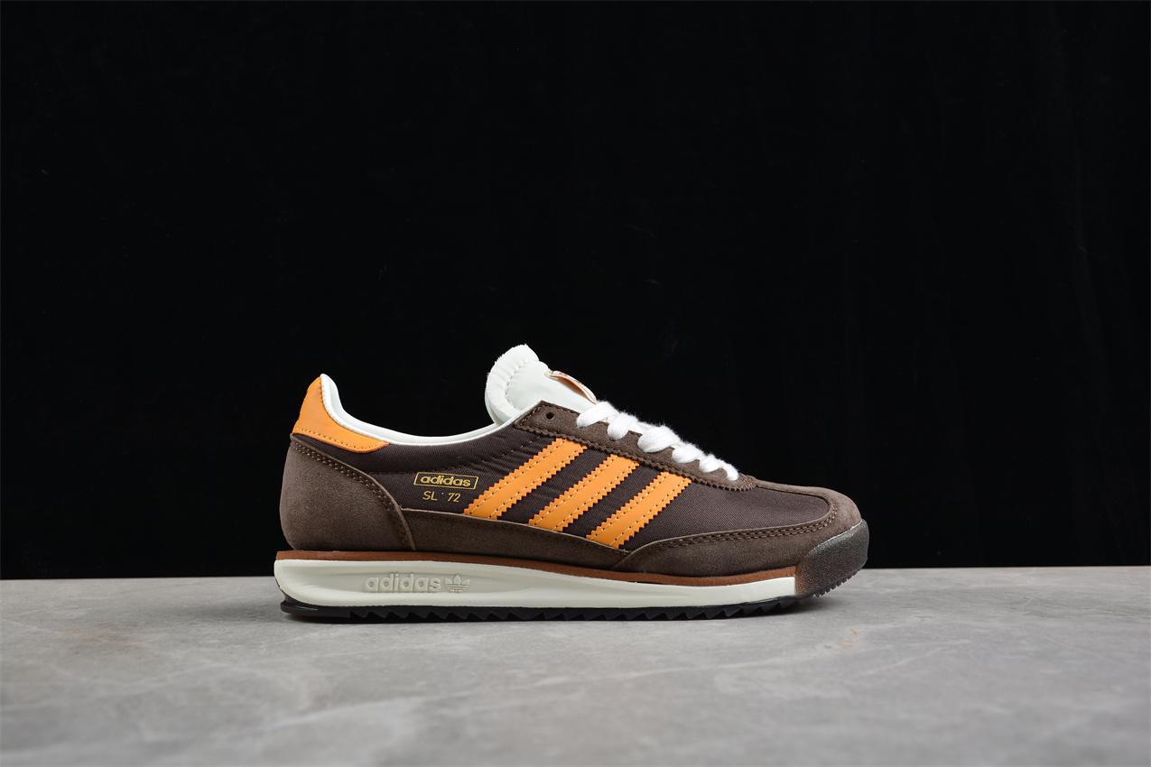 Adidas SL72 RS "Dark Brown Preloved Yellow" фото № 2