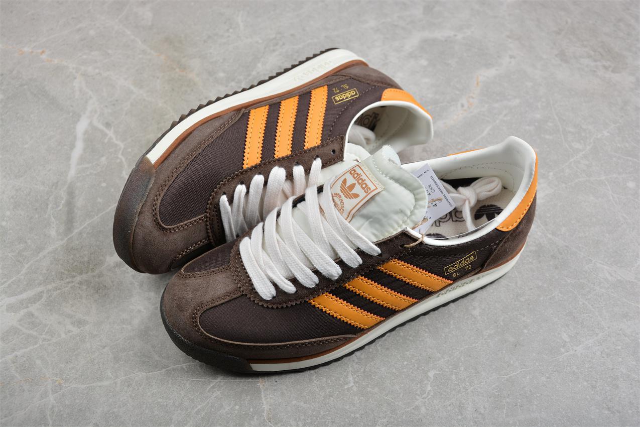 Adidas SL72 RS "Dark Brown Preloved Yellow" фото № 4