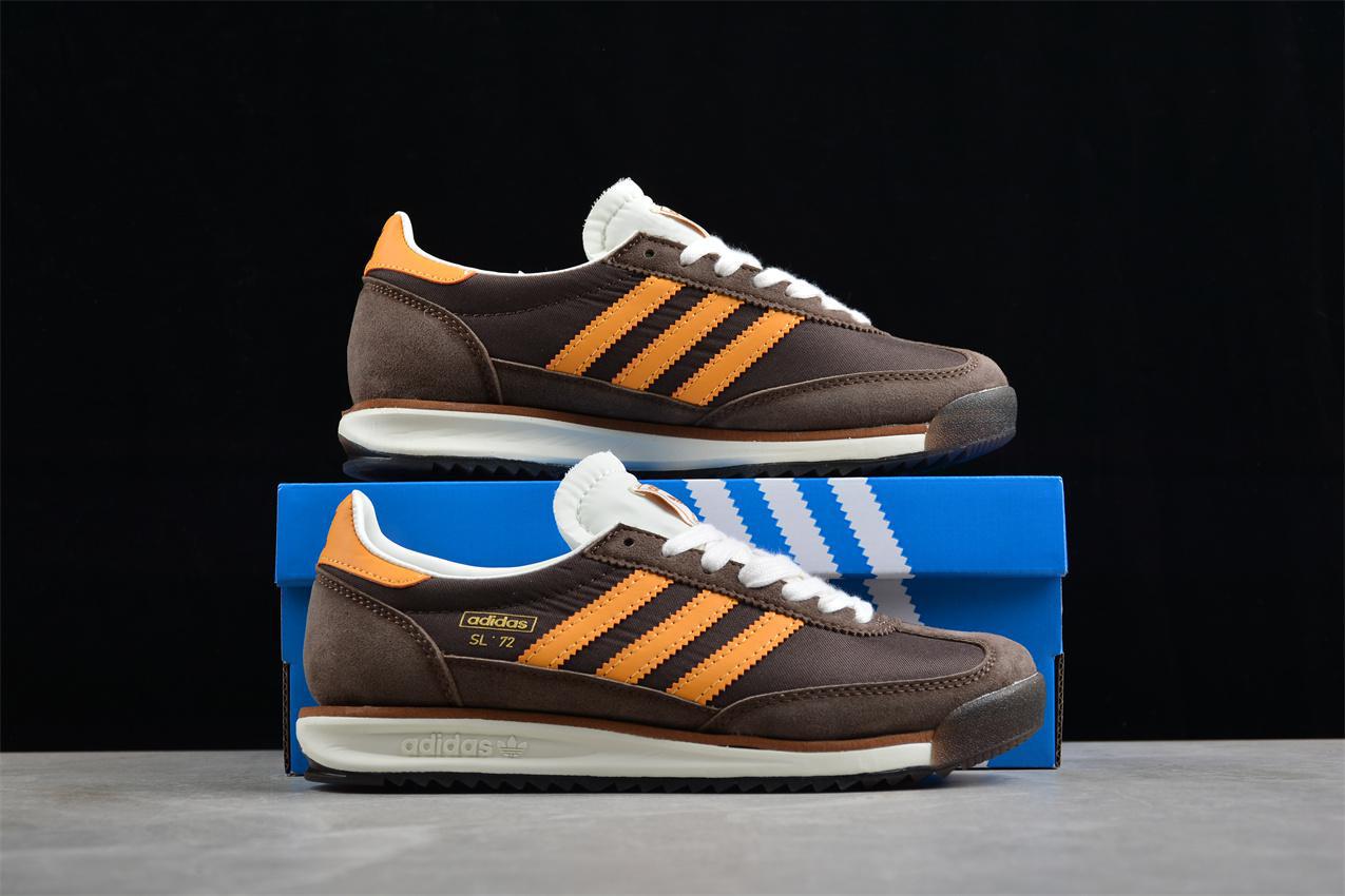 Adidas SL72 RS "Dark Brown Preloved Yellow" фото № 9