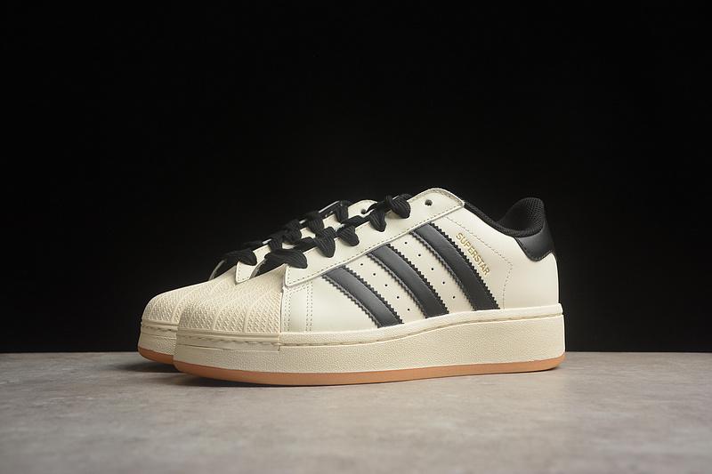 Adidas SUPERSTAR XLG W "Beige/Black" фото № 4