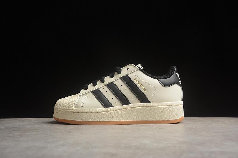 Adidas SUPERSTAR XLG W "Beige/Black" фото № 7