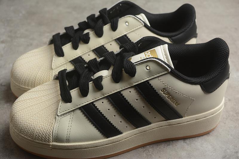 Adidas SUPERSTAR XLG W "Beige/Black" фото № 3