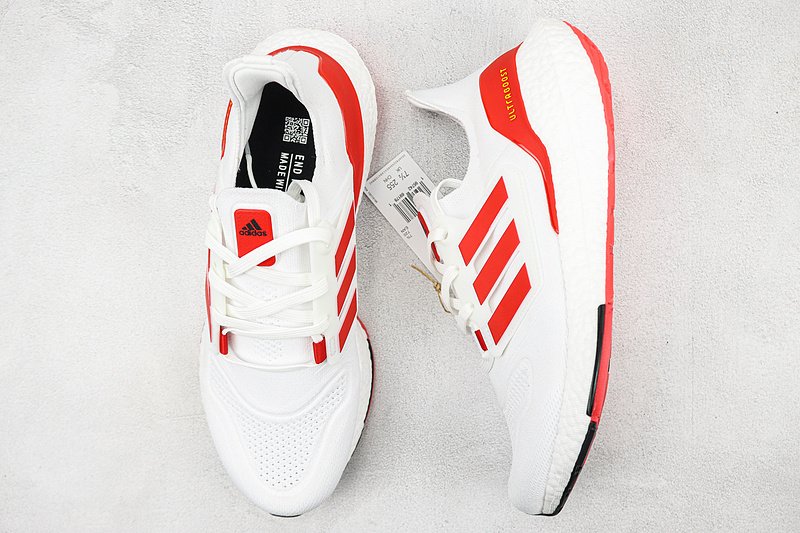 Adidas UltraBoost 22 "White Vivid Red" фото № 6