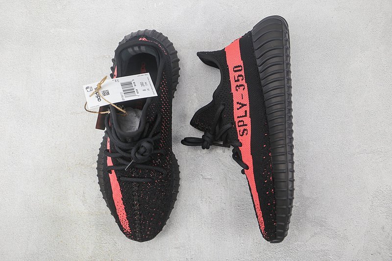 Adidas Yeezy Boost 350v2 "Red Stripe" фото № 6