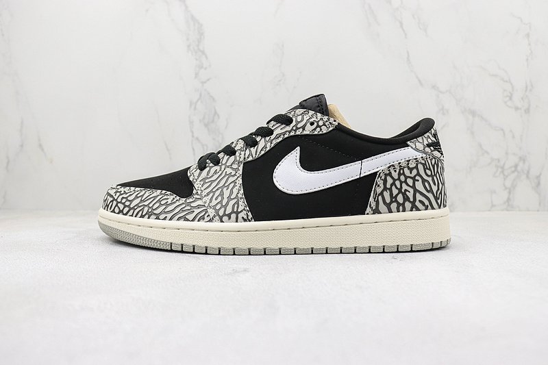 Air Jordan 1 Low OG "Black Cement" фото № 2
