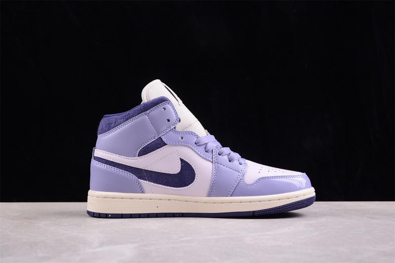 Air Jordan 1 Mid "Purple/Sail" фото № 7