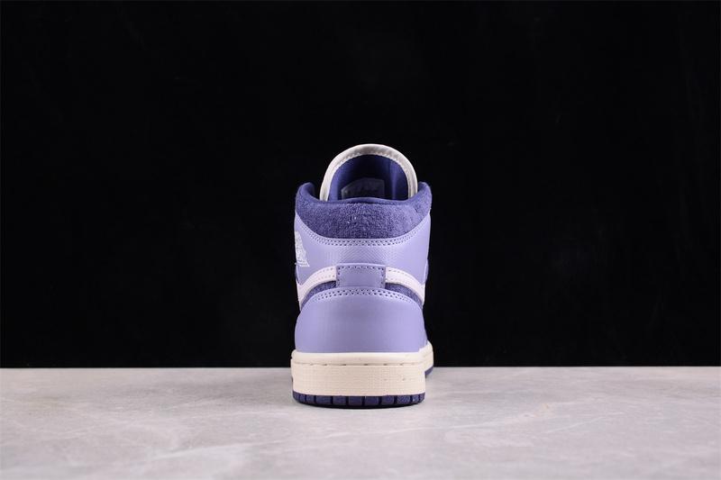 Air Jordan 1 Mid "Purple/Sail" фото № 9