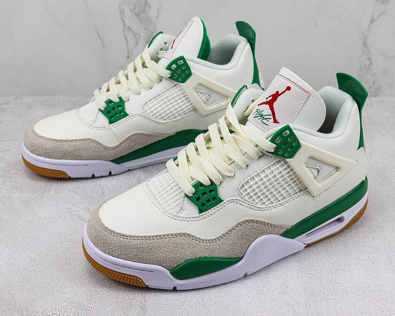 Air Jordan 4 Retro "Pine Green/Off White" фото № 5
