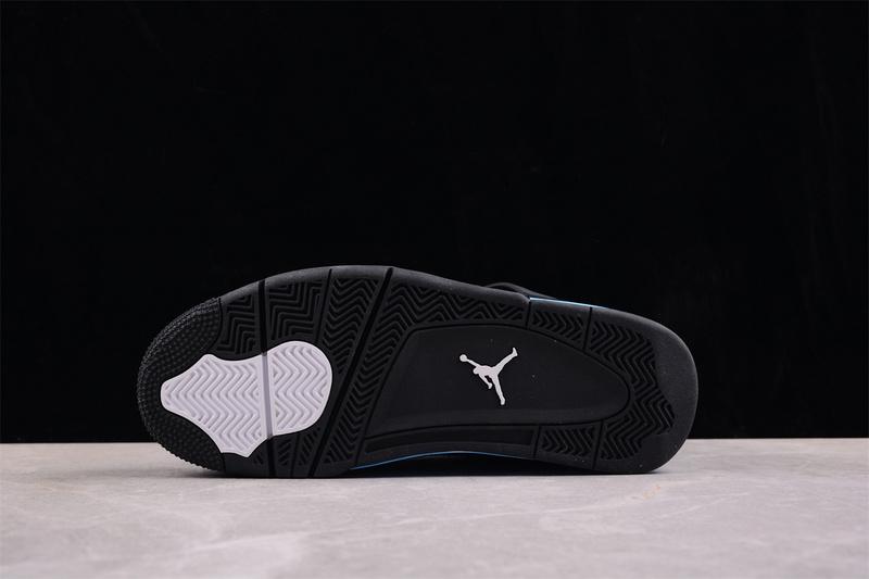 Air Jordan 4 Retro "Black/Blue/Orange" фото № 6