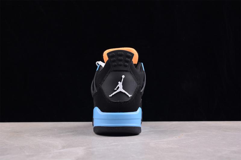 Air Jordan 4 Retro "Black/Blue/Orange" фото № 7