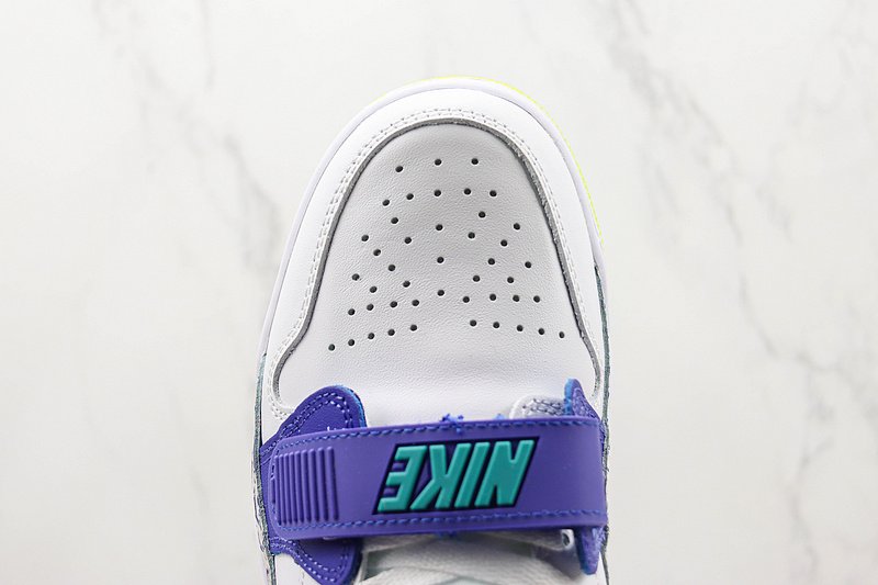 Just Don x Air Jordan Legacy 312 Low "Neon Aquamarine White Blue" фото № 3