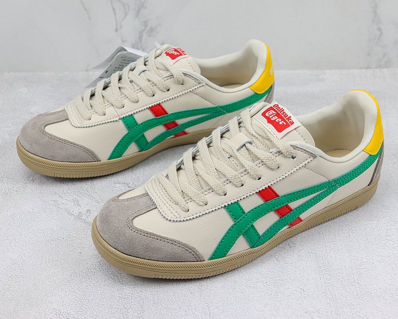 Onitsuka Tiger x Asics Tokuten "Light Grey/Green/Yellow" фото № 5